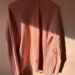 Pink cardigan